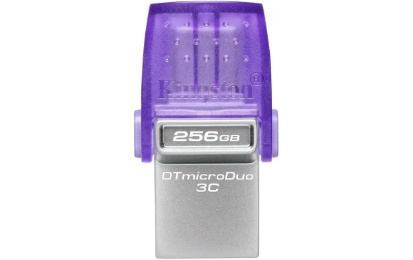 luxe soldes Kingston Clé USB DT MicroDuo 3C 256 GB – Sticks USB 1