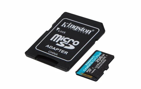 en solde Kingston Carte MicroSDXC Canvas Go! Plus 256 GB – Cartes Mémoire 4