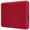 vente pas cher Toshiba Disque Dur Externe Canvio Advance 2 TB, Rouge – Disques Durs Externes 11