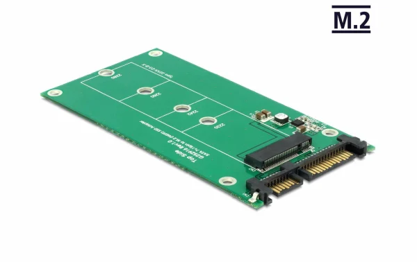 bas prix DeLock Convertisseur SATA 22 Pin > M.2 NGFF Sans Cadre – Accessoires Supports De Mémoire 3