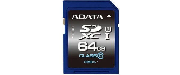 Satisfait ou Remboursé ADATA Carte SDXC Premier UHS-I U1 64 GB – Cartes Mémoire 1